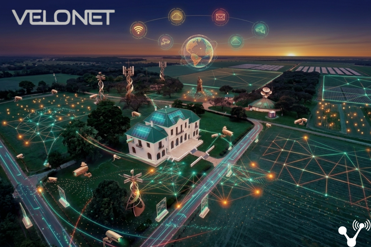 Equipo Velonet conectando empresas y hogares en Medellín